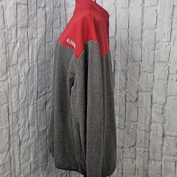 COLOSSEUM Men's Alabama 1/4 Snap Up Fleece Pullover Jacket XL - Picture 5 of 9